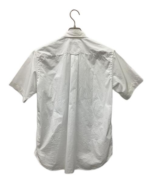 COMME des GARCONS HOMME（コムデギャルソン オム）COMME des GARCONS HOMME (コムデギャルソン オム) 半袖シャツ ホワイト×ブルー サイズ:Mの古着・服飾アイテム