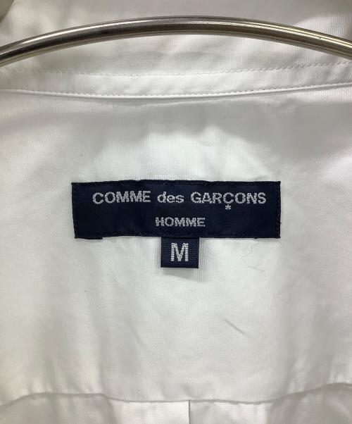 COMME des GARCONS HOMME（コムデギャルソン オム）COMME des GARCONS HOMME (コムデギャルソン オム) 半袖シャツ ホワイト×ブルー サイズ:Mの古着・服飾アイテム