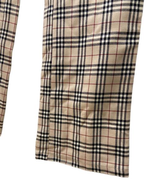 BURBERRY BLUE LABEL（バーバリーロンドンブルーレーベル）BURBERRY BLUE LABEL (バーバリーロンドンブルーレーベル) ストレートパンツ ブラウン サイズ:S 未使用品の古着・服飾アイテム
