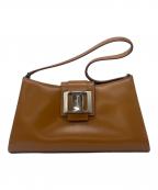 Salvatore Ferragamoサルヴァトーレ フェラガモ）の古着「レザーハンドバッグ」｜ブラウン