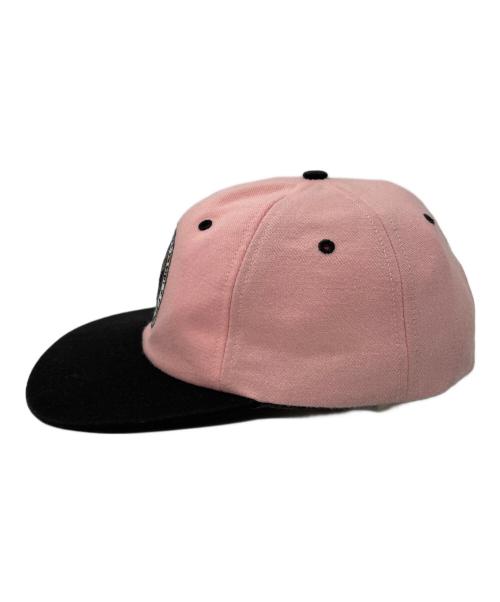 SUPREME（シュプリーム）SUPREME (シュプリーム) Pledge Allegiance 6-Panel ピンク×ブラックの古着・服飾アイテム