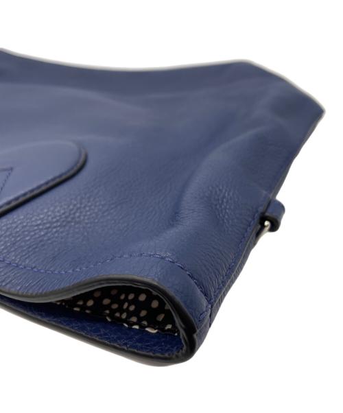 MARC JACOBS（マークジェイコブズ）MARC JACOBS (マークジェイコブス) レザートートバッグ ネイビーの古着・服飾アイテム