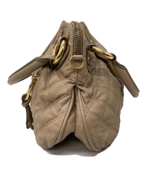 MARC JACOBS（マークジェイコブス）MARC JACOBS (マークジェイコブス) レザー2WAYバッグ ベージュの古着・服飾アイテム