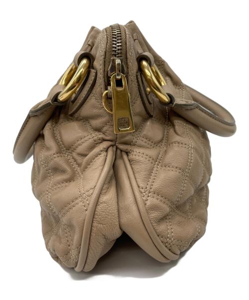MARC JACOBS（マークジェイコブス）MARC JACOBS (マークジェイコブス) レザー2WAYバッグ ベージュの古着・服飾アイテム