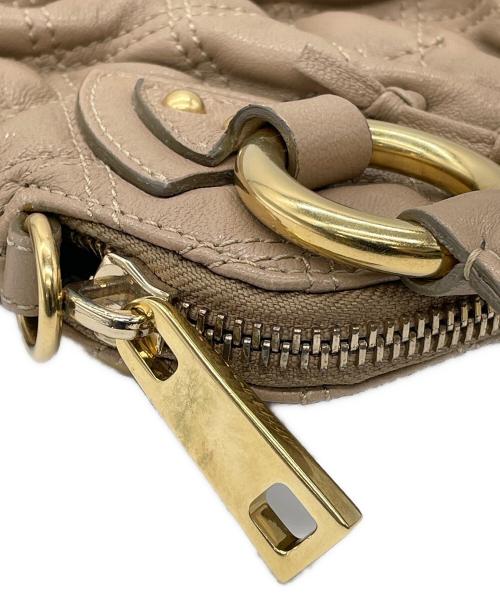 MARC JACOBS（マークジェイコブス）MARC JACOBS (マークジェイコブス) レザー2WAYバッグ ベージュの古着・服飾アイテム