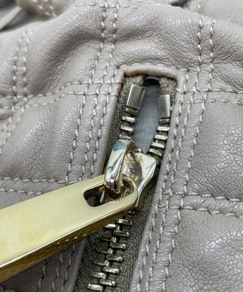 MARC JACOBS（マークジェイコブス）MARC JACOBS (マークジェイコブス) レザー2WAYバッグ ベージュの古着・服飾アイテム