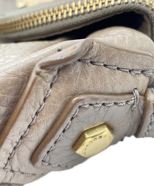 Marc by Marc Jacobs（マークバイマークジェイコブス）Marc by Marc Jacobs (マークバイマークジェイコブス) レザーショルダーバッグ ベージュの古着・服飾アイテム