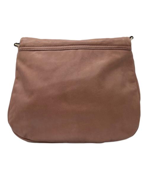 Marc by Marc Jacobs（マークバイマークジェイコブス）Marc by Marc Jacobs (マークバイマークジェイコブス) レザーショルダーバッグ ブラウンの古着・服飾アイテム