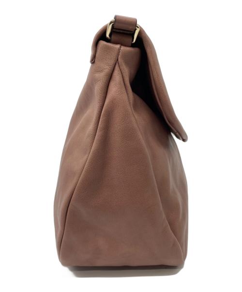 Marc by Marc Jacobs（マークバイマークジェイコブス）Marc by Marc Jacobs (マークバイマークジェイコブス) レザーショルダーバッグ ブラウンの古着・服飾アイテム