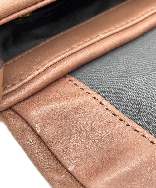 Marc by Marc Jacobs（マークバイマークジェイコブス）Marc by Marc Jacobs (マークバイマークジェイコブス) レザーショルダーバッグ ブラウンの古着・服飾アイテム