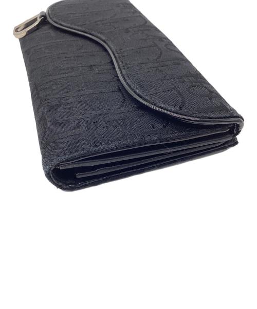 Christian Dior（クリスチャン ディオール）Christian Dior (クリスチャン ディオール) 長財布 ブラックの古着・服飾アイテム