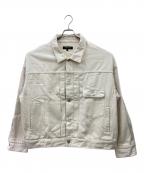 JACKROSEジャックローズ）の古着「デニムジャケット」｜ベージュ