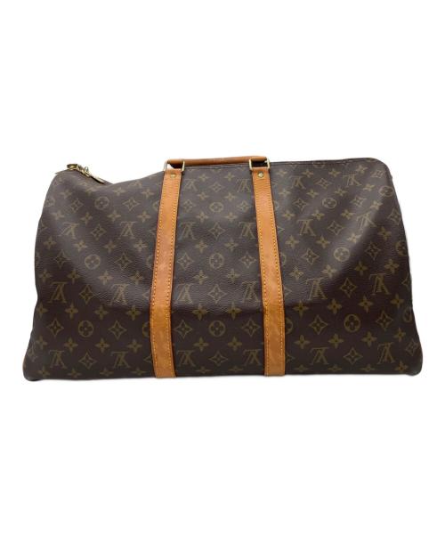 LOUIS VUITTON（ルイ ヴィトン）LOUIS VUITTON (ルイ ヴィトン) ボストンバッグ/キーポル・バンドリエール50 ブラウンの古着・服飾アイテム