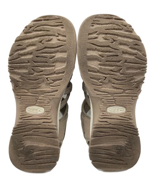 KEEN（キーン）KEEN (キーン) サンダル ブラウン×グリーン サイズ:24cmの古着・服飾アイテム