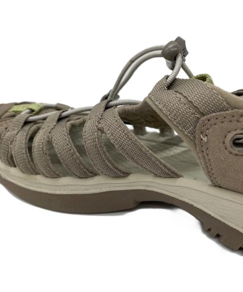 KEEN（キーン）KEEN (キーン) サンダル ブラウン×グリーン サイズ:24cmの古着・服飾アイテム