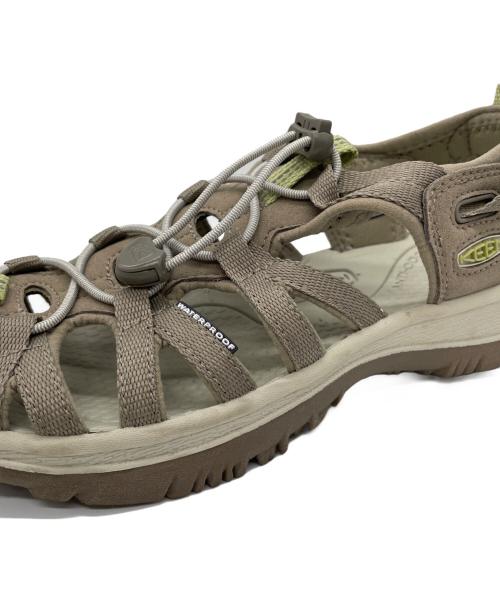 KEEN（キーン）KEEN (キーン) サンダル ブラウン×グリーン サイズ:24cmの古着・服飾アイテム