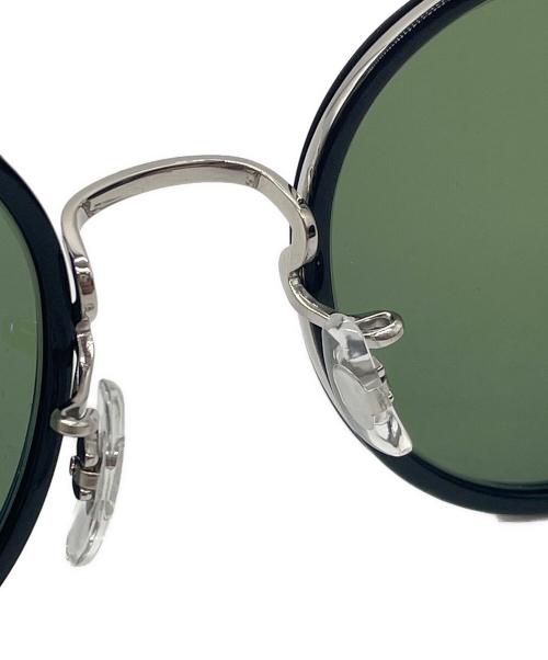 EYEVAN（アイヴァン）EYEVAN (アイヴァン) サングラス ブラック×シルバー×グリーン サイズ:46口22-145の古着・服飾アイテム