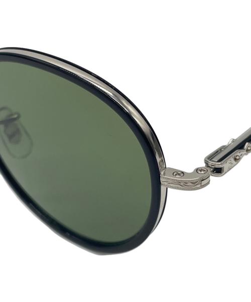 EYEVAN（アイヴァン）EYEVAN (アイヴァン) サングラス ブラック×シルバー×グリーン サイズ:46口22-145の古着・服飾アイテム