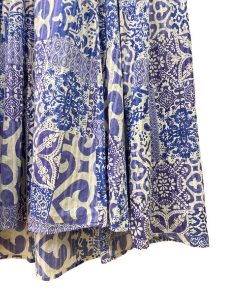 sara mallika（サラマリカ）sara mallika (サラマリカ) ブラウスワンピース ネイビー×ホワイト サイズ:Mの古着・服飾アイテム