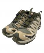 SALOMONサロモン）の古着「ローカットスニーカー」｜ブラウン×グリーン