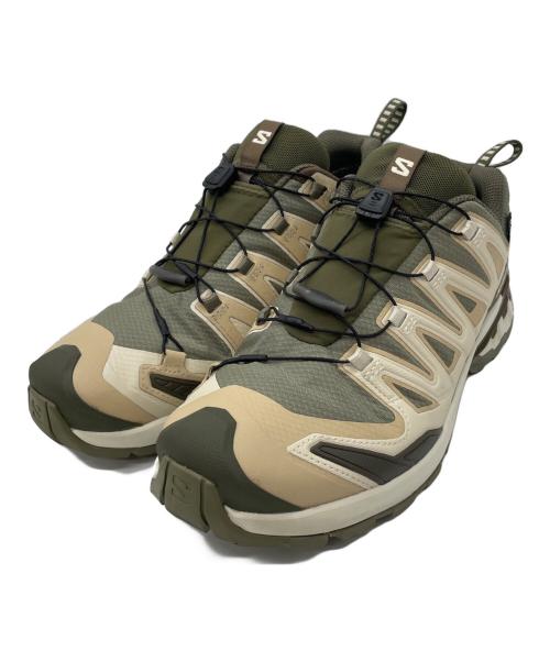 SALOMON（サロモン）SALOMON (サロモン) ローカットスニーカー ブラウン×グリーン サイズ:27.5cmの古着・服飾アイテム