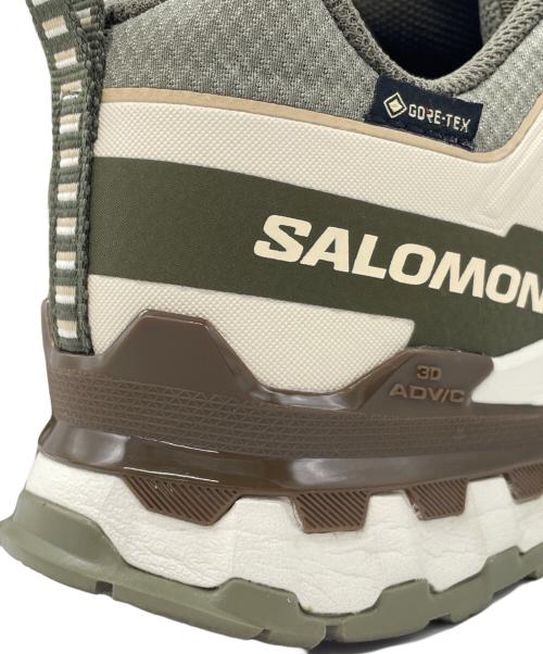 SALOMON（サロモン）SALOMON (サロモン) ローカットスニーカー ブラウン×グリーン サイズ:27.5cmの古着・服飾アイテム