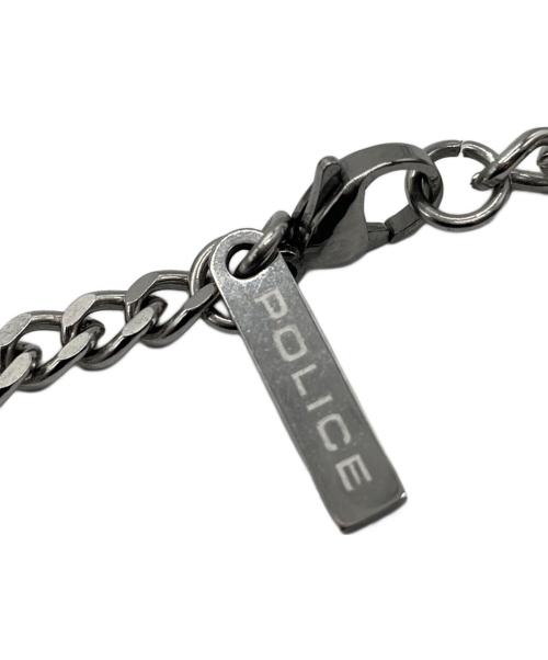POLICE（ポリス）POLICE (ポリス) ネックレス シルバーカラー×ブルーの古着・服飾アイテム