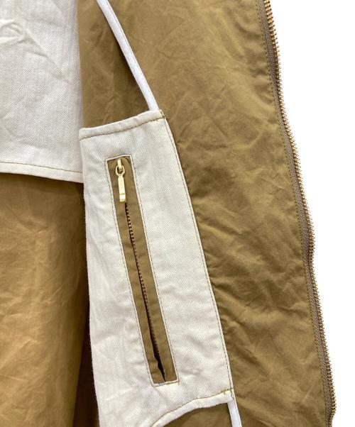 MANIFATTURA CECCARELLI（マニファッツュラ・チェッカレッリ）MANIFATTURA CECCARELLI (マニファッツュラ・チェッカレッリ) ハリントンジャケット ベージュ サイズ:44の古着・服飾アイテム