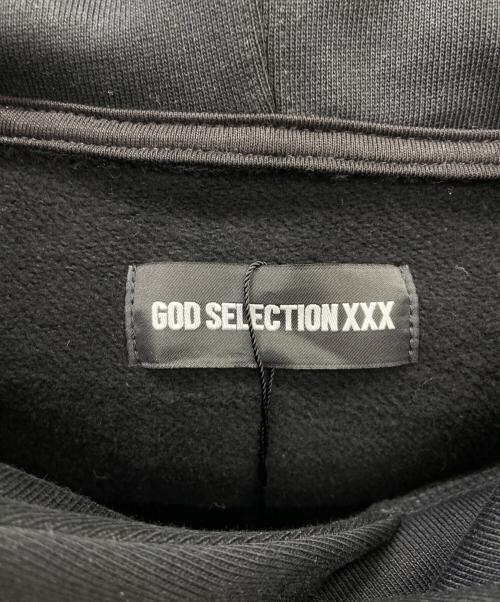 GOD SELECTION XXX（ゴッドセレクショントリプルエックス）GOD SELECTION XXX (ゴッドセレクショントリプルエックス) プルオーバーパーカー ブラック サイズ:L 未使用品の古着・服飾アイテム