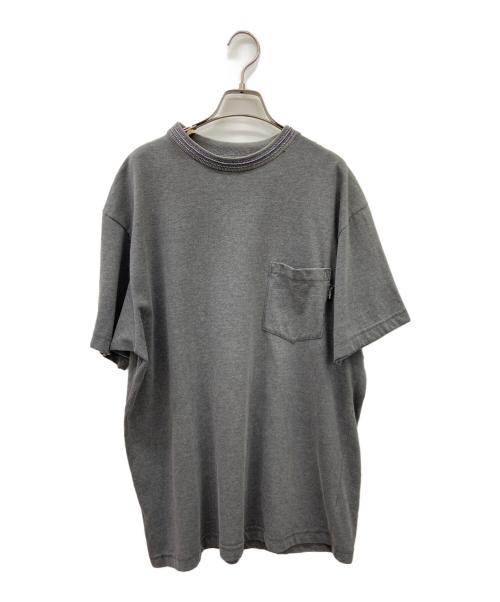 stussy（ステューシー）stussy (ステューシー) 半袖カットソー グレー サイズ:Lの古着・服飾アイテム