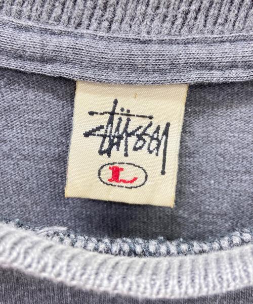 stussy（ステューシー）stussy (ステューシー) 半袖カットソー グレー サイズ:Lの古着・服飾アイテム