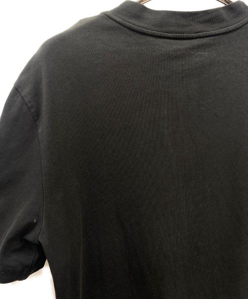 MONCLER（モンクレール）MONCLER (モンクレール) 半袖カットソー ブラック×ホワイト サイズ:Mの古着・服飾アイテム