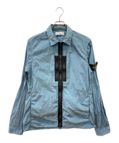STONE ISLAND（ストーンアイランド）STONE ISLAND (ストーンアイランド) ジャケット ブルー×ブラック サイズ:Mの古着・服飾アイテム