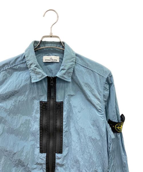 STONE ISLAND（ストーンアイランド）STONE ISLAND (ストーンアイランド) ジャケット ブルー×ブラック サイズ:Mの古着・服飾アイテム