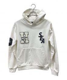 WIND AND SEA×Hysteric Glamour（ウィンダンシー×ヒステリックグラマー）の古着「プルオーバーパーカー」｜ホワイト×ブラック