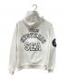 WIND AND SEA (ウィンダンシー) Hysteric Glamour (ヒステリックグラマー) プルオーバーパーカー ホワイト×ブラック サイズ:M：23000円