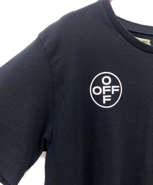 OFFWHITE（オフホワイト）OFFWHITE (オフホワイト) 半袖カットソー ブラック×ホワイト サイズ:XLの古着・服飾アイテム