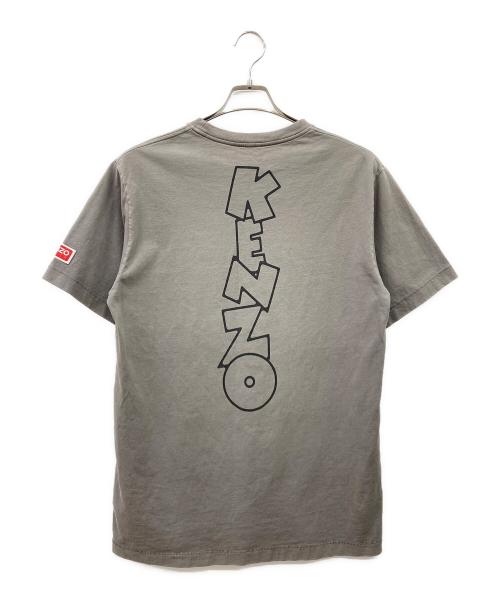 KENZO（ケンゾー）KENZO (ケンゾー) 半袖カットソー グレー×ブラック サイズ:Sの古着・服飾アイテム