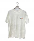 maison kitsuneメゾンキツネ）の古着「半袖カットソー」｜アイボリー