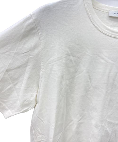 maison kitsune（メゾンキツネ）maison kitsune (メゾンキツネ) 半袖カットソー アイボリー サイズ:Mの古着・服飾アイテム