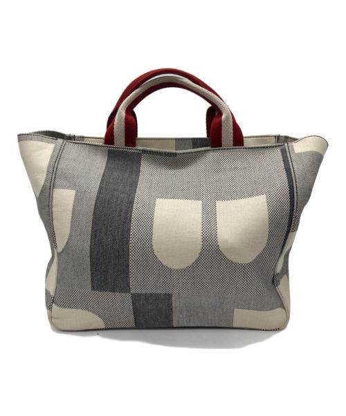 BALLY（バリー）BALLY (バリー) ハンドバッグ ベージュ×グレーの古着・服飾アイテム