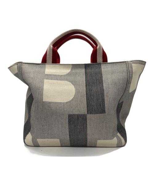 BALLY（バリー）BALLY (バリー) ハンドバッグ ベージュ×グレーの古着・服飾アイテム