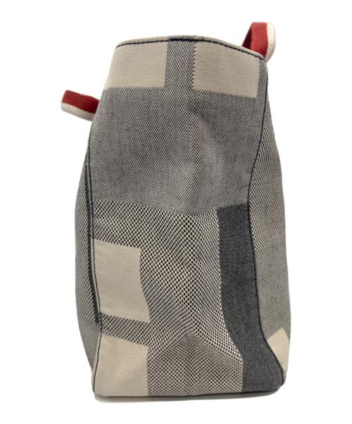 BALLY（バリー）BALLY (バリー) ハンドバッグ ベージュ×グレーの古着・服飾アイテム