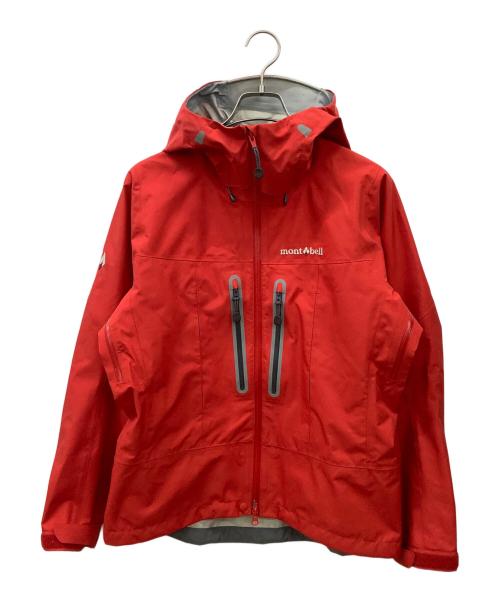 mont-bell（モンベル）mont-bell (モンベル) ストリームジャケット レッド×グレー サイズ:Mの古着・服飾アイテム