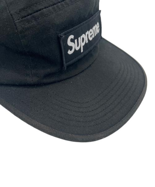 SUPREME（シュプリーム）SUPREME (シュプリーム) Washed Chino Twill Camp Cap ブラックの古着・服飾アイテム