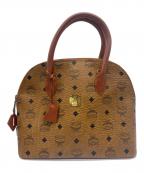 MCMエムシーエム）の古着「ハンドバッグ」｜ブラウン×ブラック