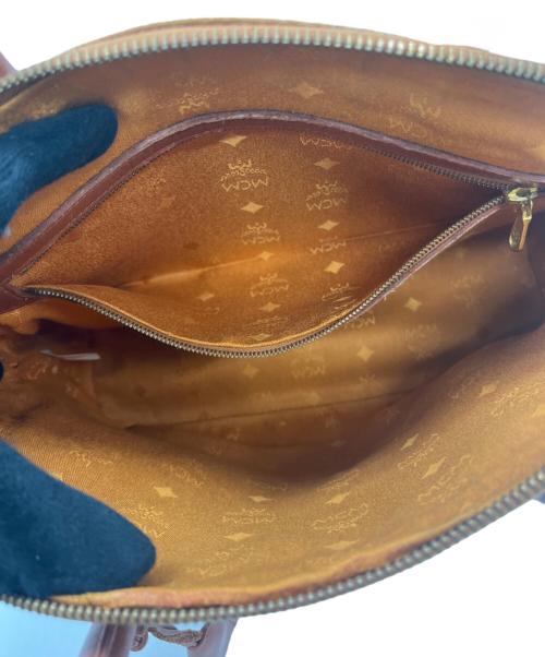MCM（エムシーエム）MCM (エムシーエム) ハンドバッグ ブラウン×ブラックの古着・服飾アイテム