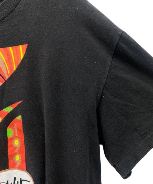 BROCKUM（ブロッカム）BROCKUM (ブロッカム) プリントカットソー ブラック×レッド サイズ:XLの古着・服飾アイテム