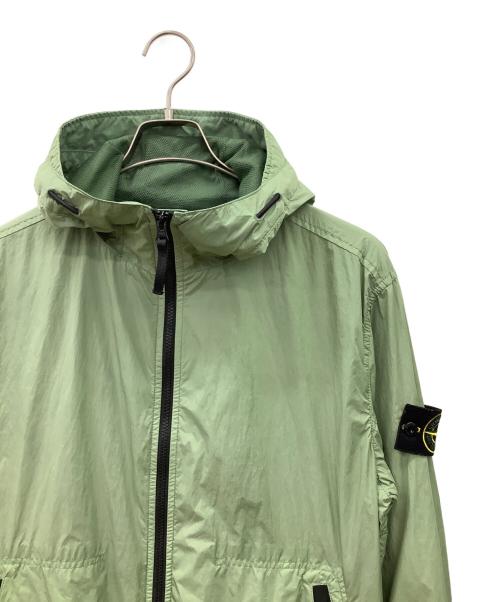 STONE ISLAND（ストーンアイランド）STONE ISLAND (ストーンアイランド) Crinkle Reps NY Hooded Jacke グリーン サイズ:Mの古着・服飾アイテム