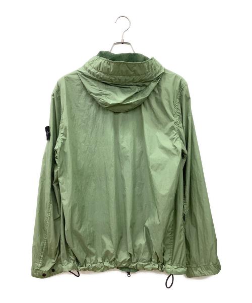 STONE ISLAND（ストーンアイランド）STONE ISLAND (ストーンアイランド) Crinkle Reps NY Hooded Jacke グリーン サイズ:Mの古着・服飾アイテム